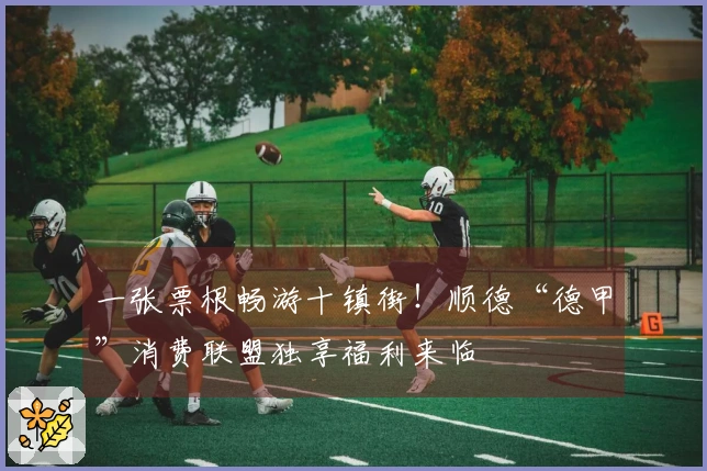 一张票根畅游十镇街！顺德“德甲”消费联盟独享福利来临